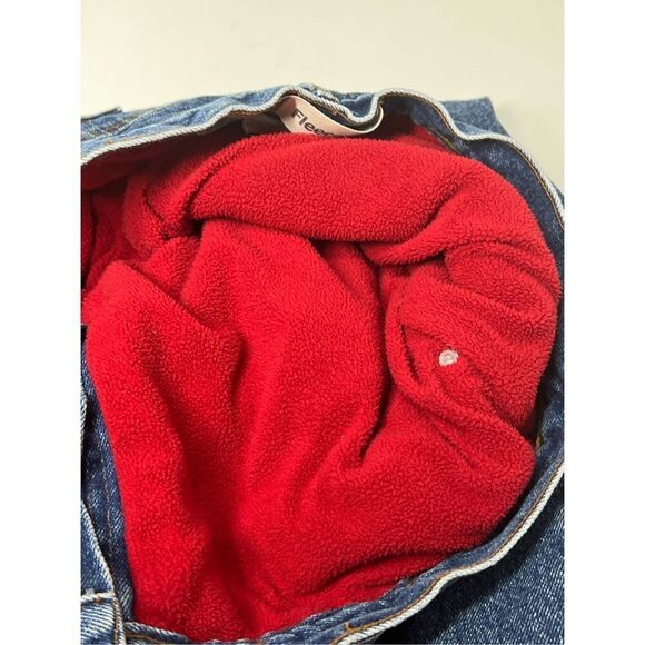 Vintage Guide Series Fleece Lined Blue Jeans Relaxed Fit Cozy Warm Size 38 X 30 - Picture 7 of 11